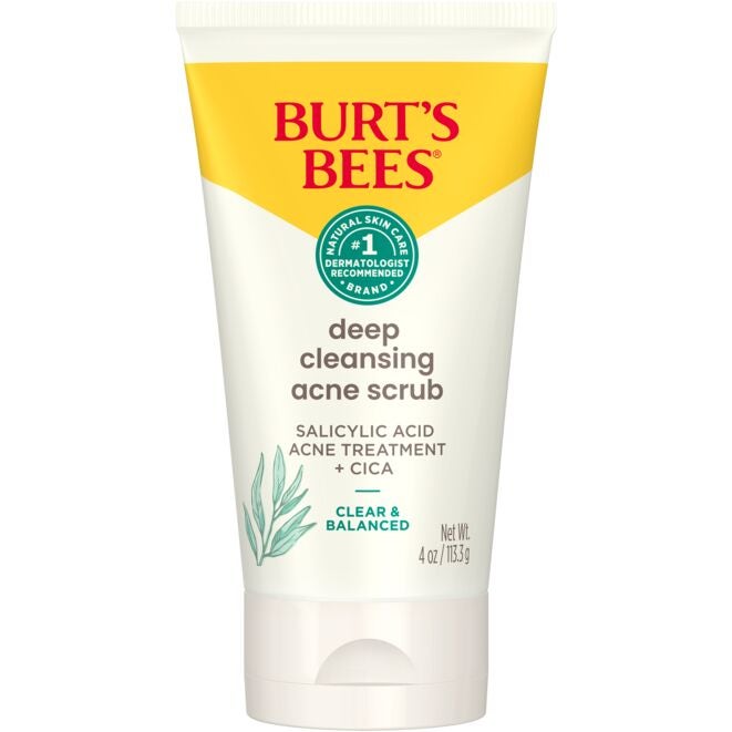 Clear & Balanced Deep Cleansing Acne Scrub with Salicylic Acid